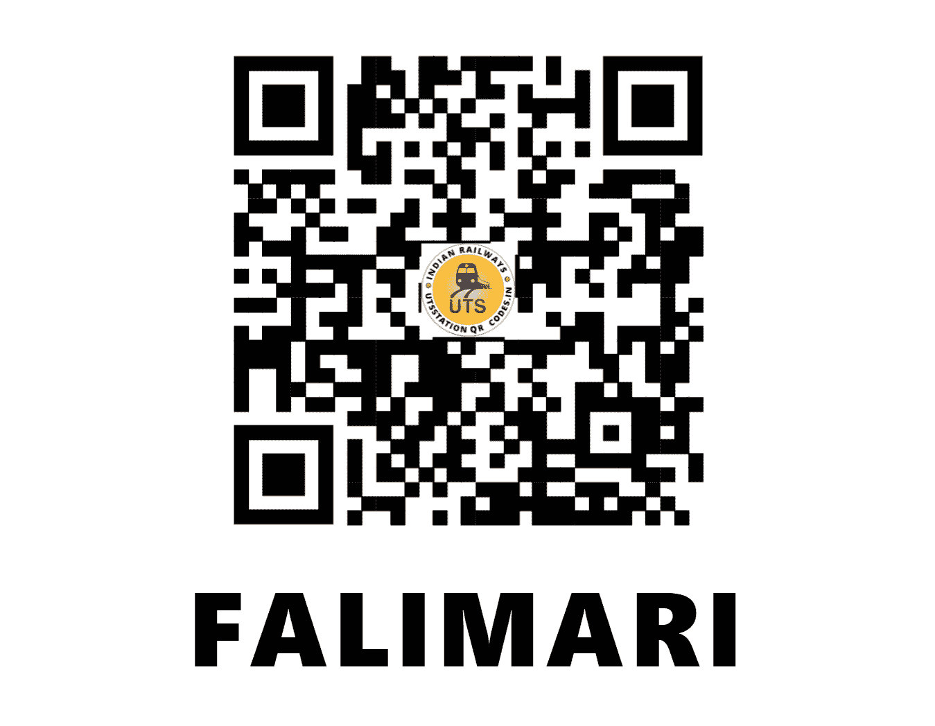 UTS QR Code for FALIMARI - FLM (NF - WEST BENGAL)